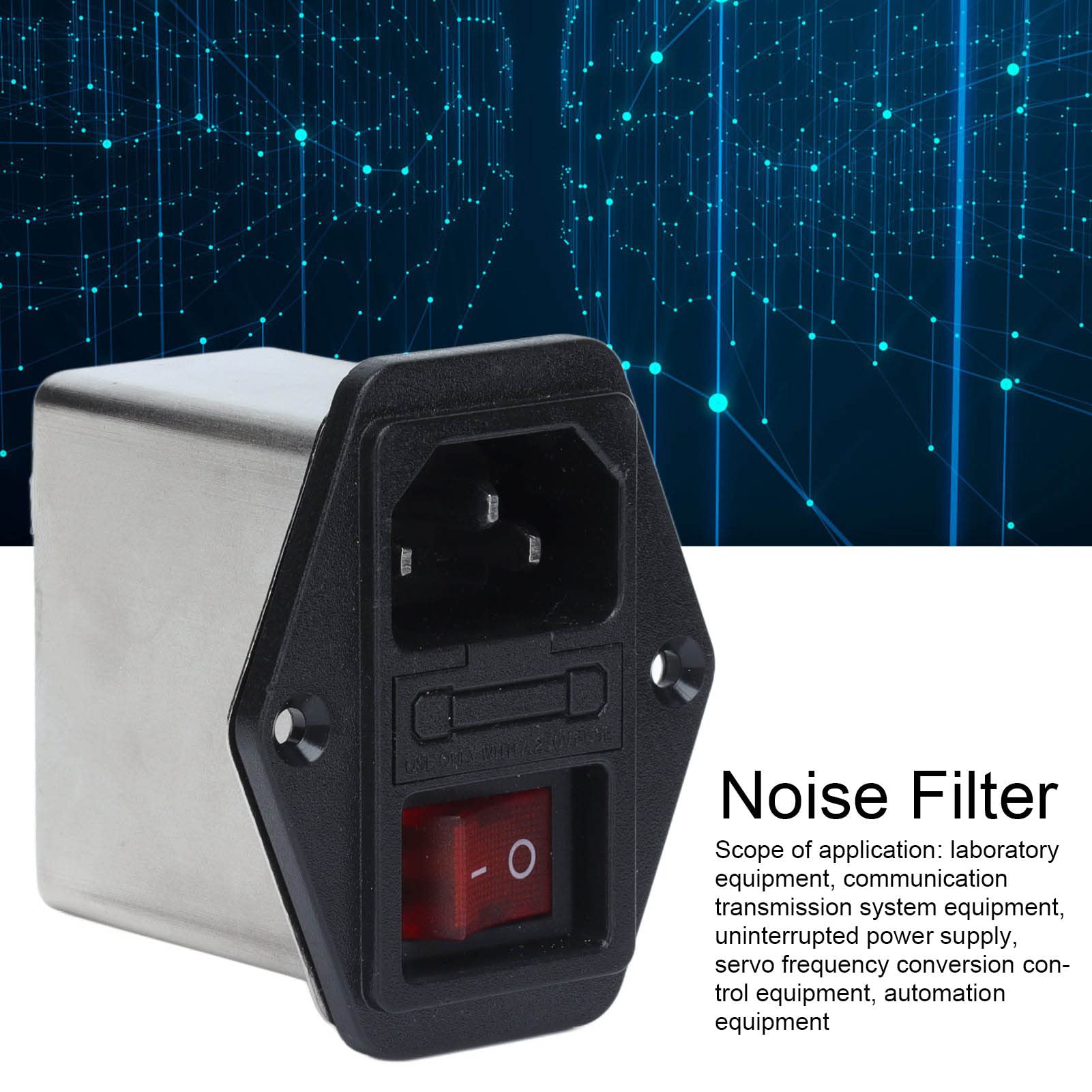 Filtres Powerline, petit filtre Emi suppresseur de bruit compact pour équipement de laboratoireFiltres anti-perturbations électromagnétiques