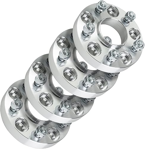 Miniatura 8 de Customadeonly Espaciadores de rueda centrados negros forjados 5x100 de 0.984 in (1 pulgada) (2 piezas) - Compatible con Subaru BRZ, Impreza,