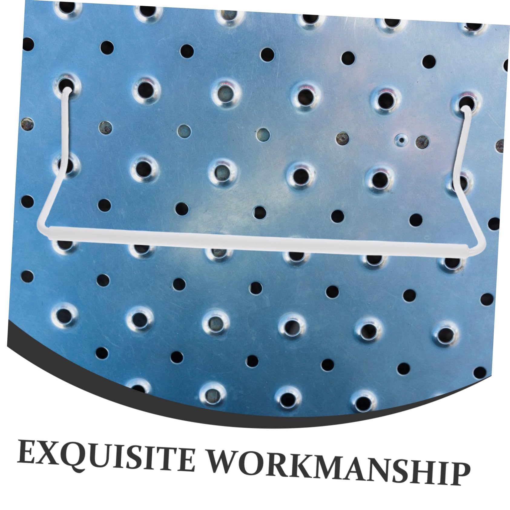 Ciieeo 2 Stück Pegboard Zubehör Edelstahl Lochwand Papierhandtuchhalter Ausziehbar Einfache Installation für Papierhandtücher im Zuhause und Wohnzimmer