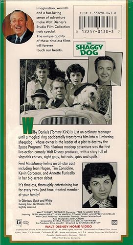 Miniatura 2 de The Shaggy Dog VHS