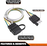 Vista 2 de Arnés de extensión de enchufe para tráiler de 4 cables