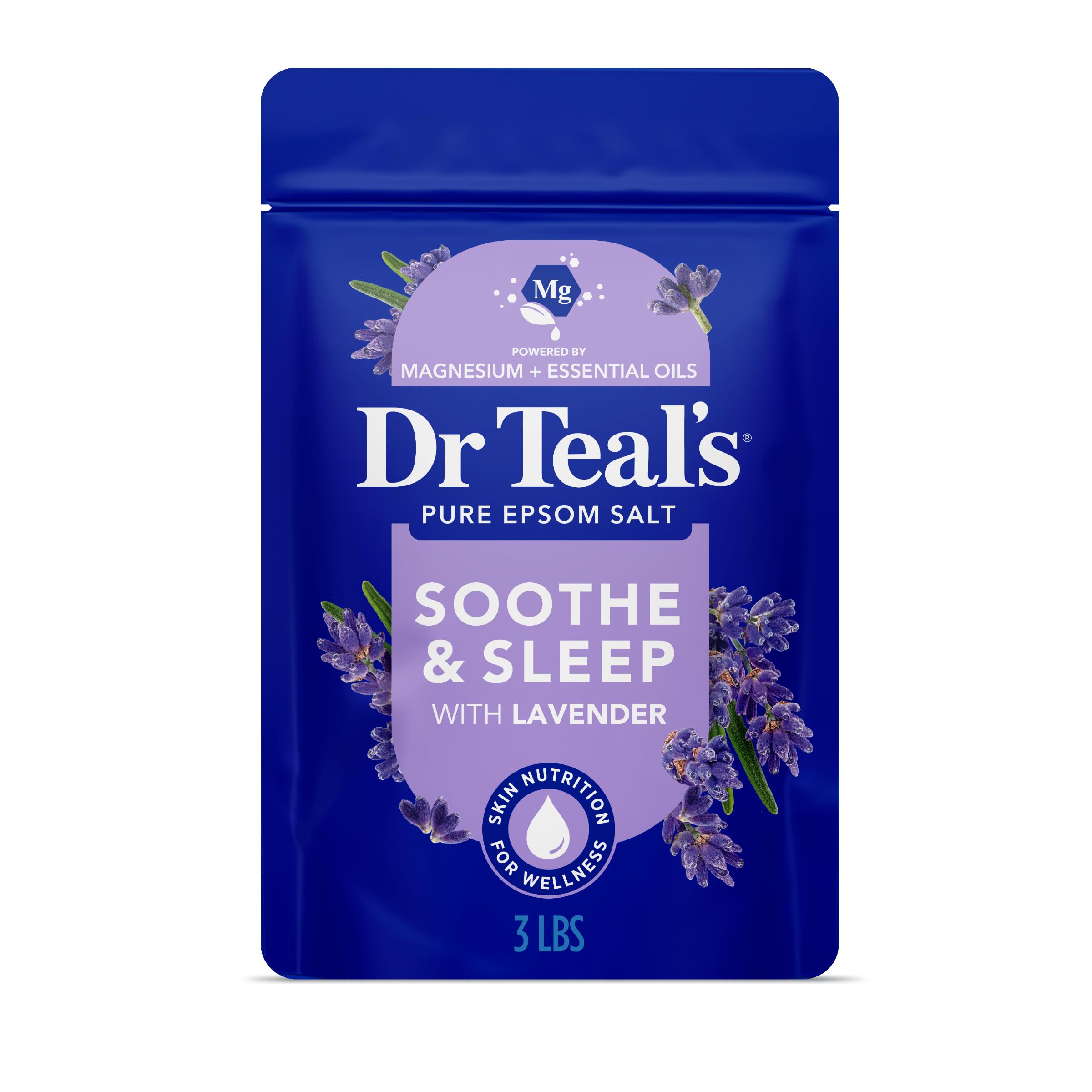 Dr Teal's Epsom Salts Lavender 3Lb 1.36Kg