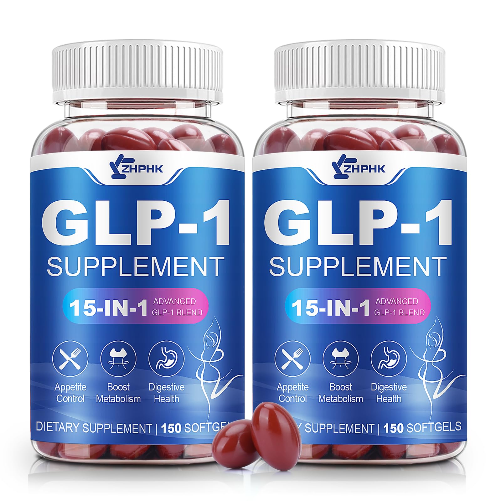 GLP-1 Supplement for Energy Gut Health, Hunger & Metabolism Support, 150pcs — Amazon image 9