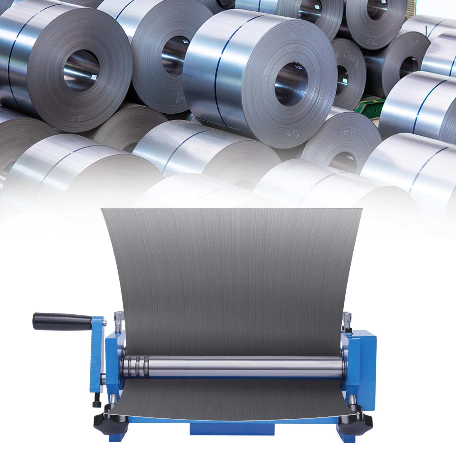 3-Walzen Rundbiegemaschine Walzenbiegegerät manuell Rohrbiegemaschine RundbiegegeräT Blech Biegen Sickenmaschine Sicken Blechbiegen Blechbiegemaschinen Rollenbiegemaschine