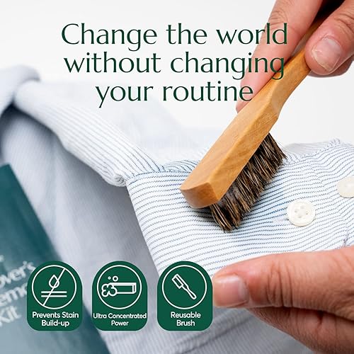 Miniatura 7 de Cleanomic - Kit de eliminación de manchas Earthlover's - Barra de eliminación de manchas para cepillo de pelo - Quitamanchas de lavandería