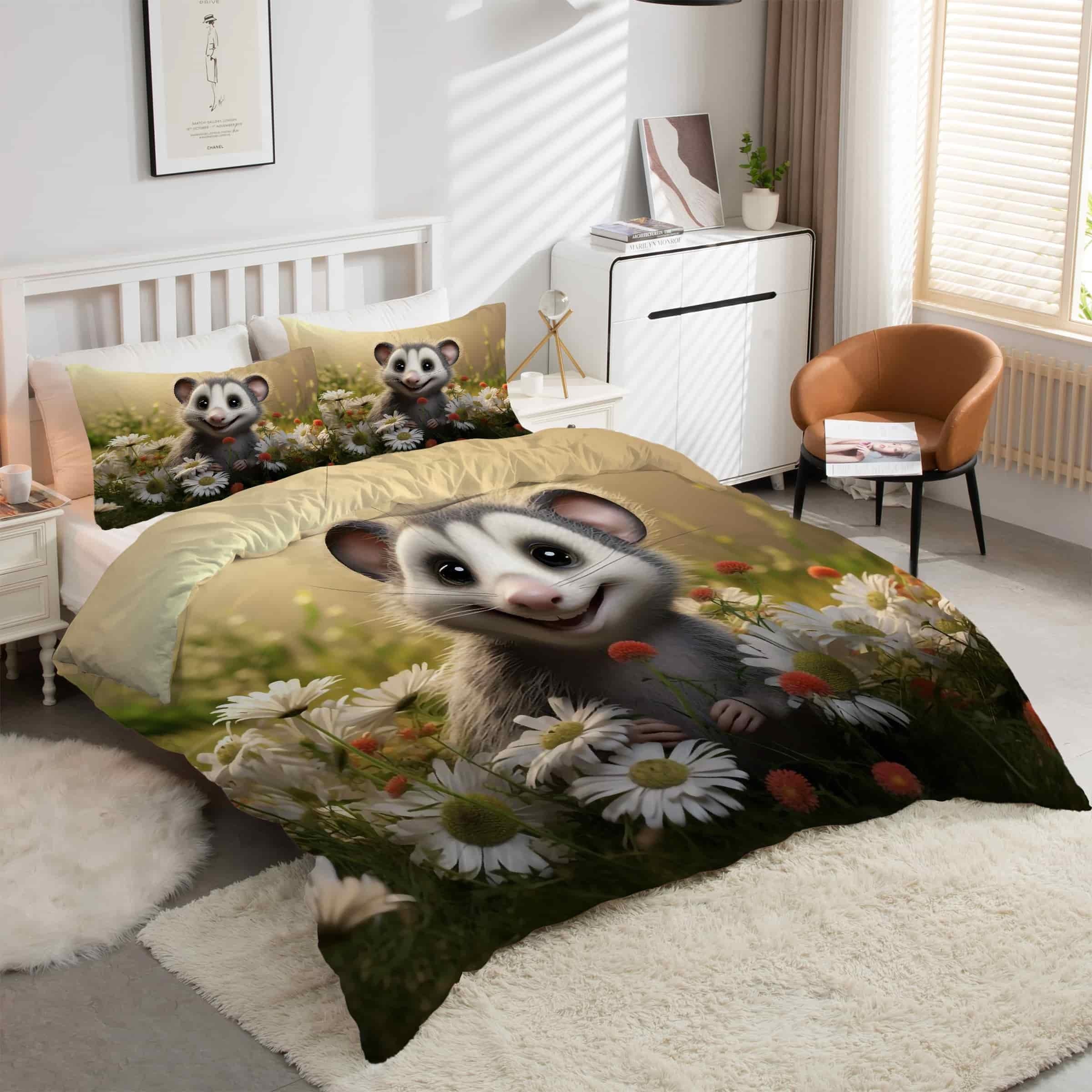 Housse de couette 240x260 souris : fini la couette qui glisse avec la fermeture éclair