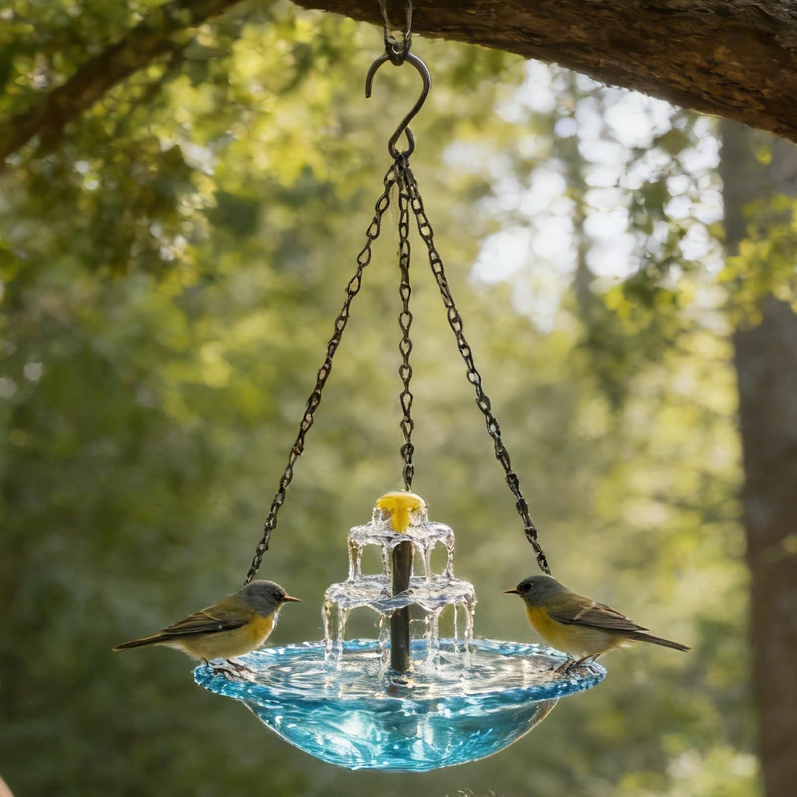 Solar-Vogeltränke – Garten-Wasserbrunnen mit Solarpumpe, dekorative Vogelbadeschale für Terrasse, Hinterhof, Vorhof, Balkon, Deck, Hof, Park, Gärtner, Hausbesitzer,
