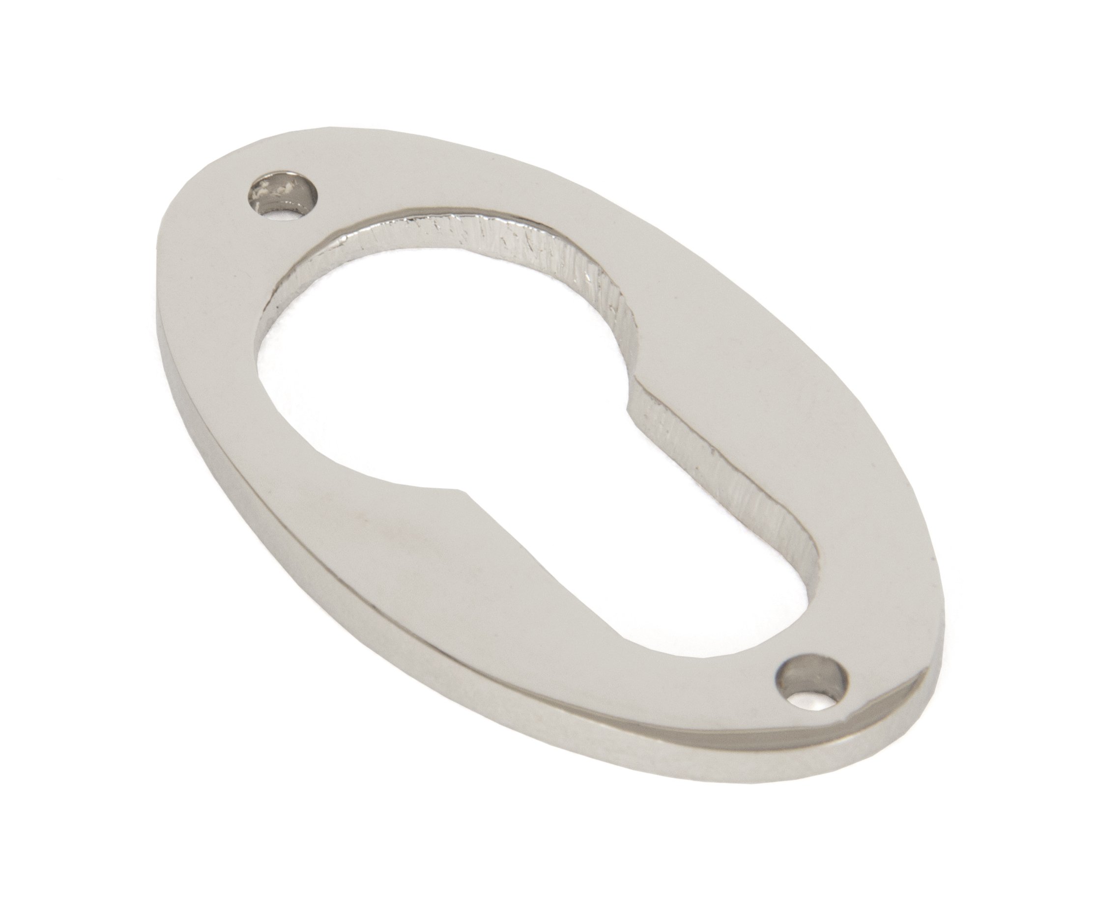 From the Anvil 83813 Oval Euro Escutcheon - Polished Nickel