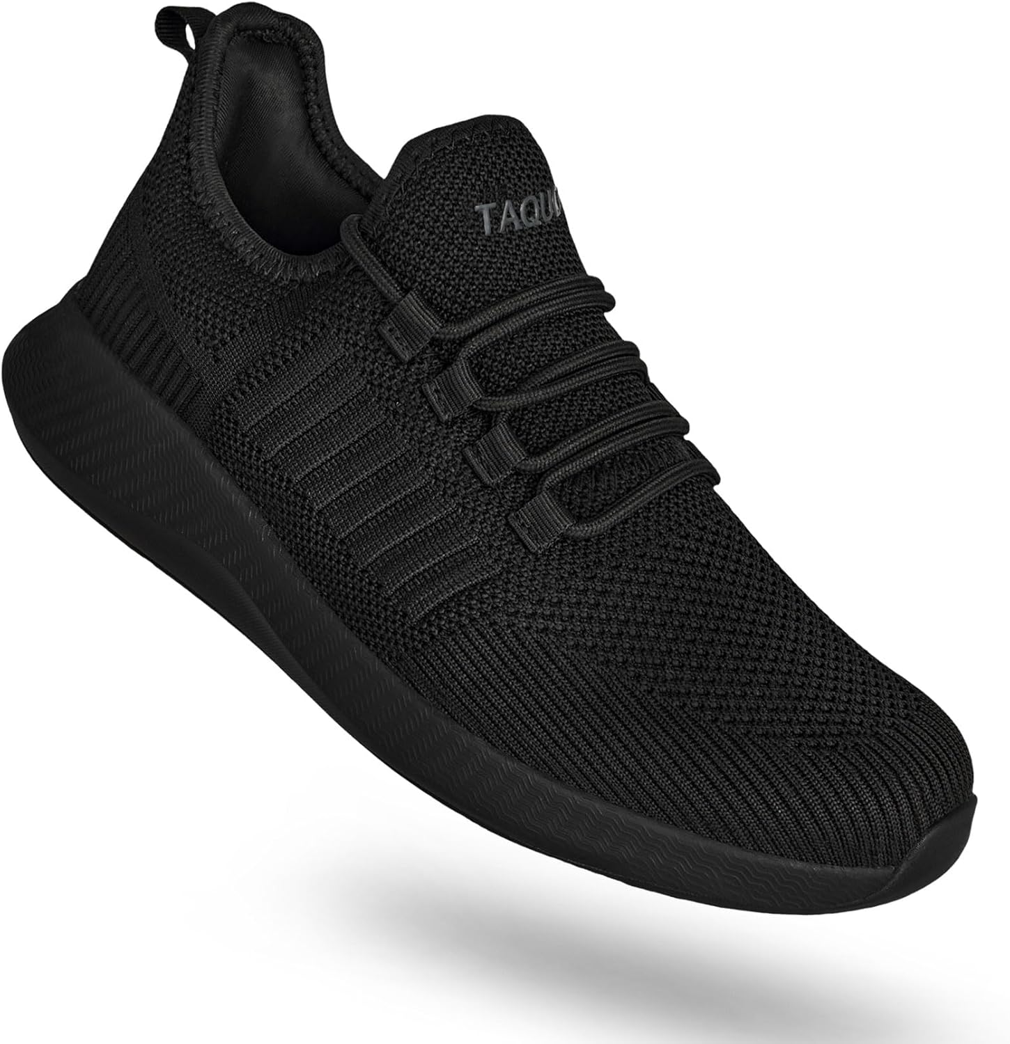 Non Slip Work Shoes Women Slip On Sneakers Slip Resistant Work Shoes Chef Breathable Lightweight Cushioned Restaurant Food Service Shoe, All Black US 5-11