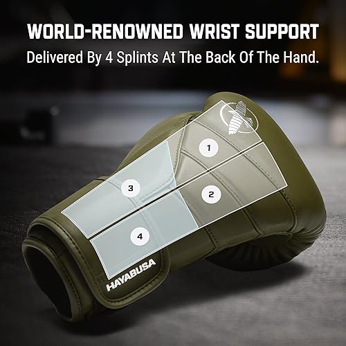 Miniatura 4 de Hayabusa T3 Kanpeki - Guantes de boxeo de cuero para hombres y mujeres para entrenamiento de boxeo, bolsa pesada y guante de trabajo