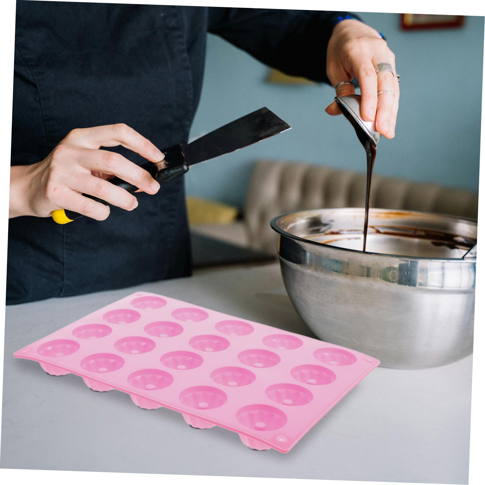 Silikon Kuchenform mit 20 Mulden für Brot und Muffins