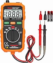 Multimètre avec sélection automatique de la plage pour tensions AC/DC ainsi que résistance, continuité, capacité, test de diode, fonctions Data Hold et NCV