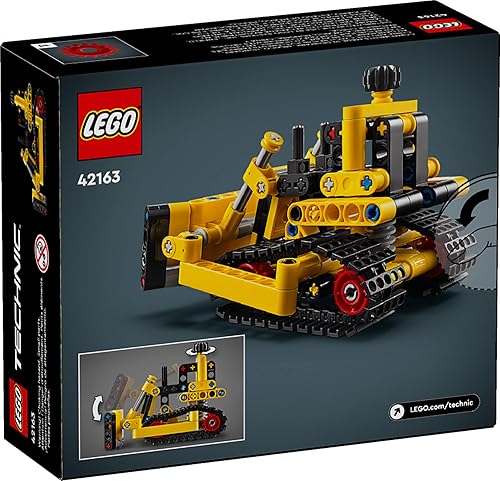 Miniatura 6 de LEGO Technic 42163 - Juego de construcción de excavadora resistente, juguete de construcción para niños, regalo de vehículo para niños y niñas a