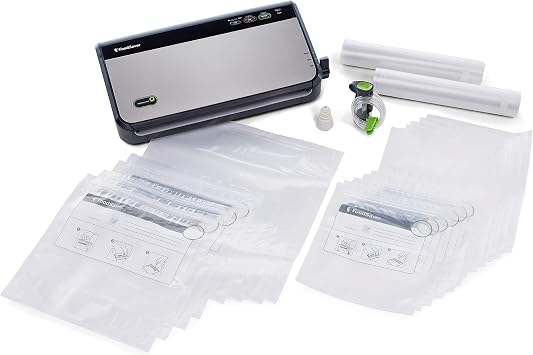 FoodSaver FM2435 Manual Food Vacuum Sealer System, Black