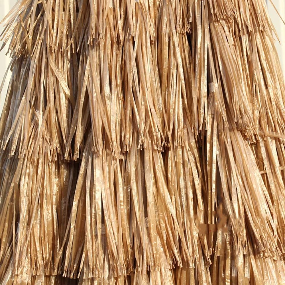 Patio Umbrella Outdoor2.4M Hawaii Beach Umbrella, Tiki, Sturdy Patio Garden, Artificial ched Awning, 16 Ribs (glass Fiber) For Garden Balcony Beach, Etc. good