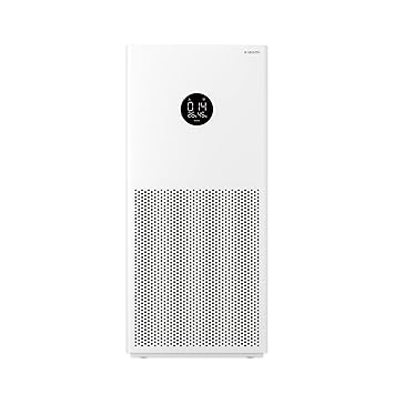 Xiaomi Smart Air Purifier 4 Lite, Xiaomis High Efficiency Filter, removes 99.97% airpollutants, bacteria & viruses and odor, Large coverage area up to 462 sq. ft, App, Wi-Fi & Voice control-Alexa/GA