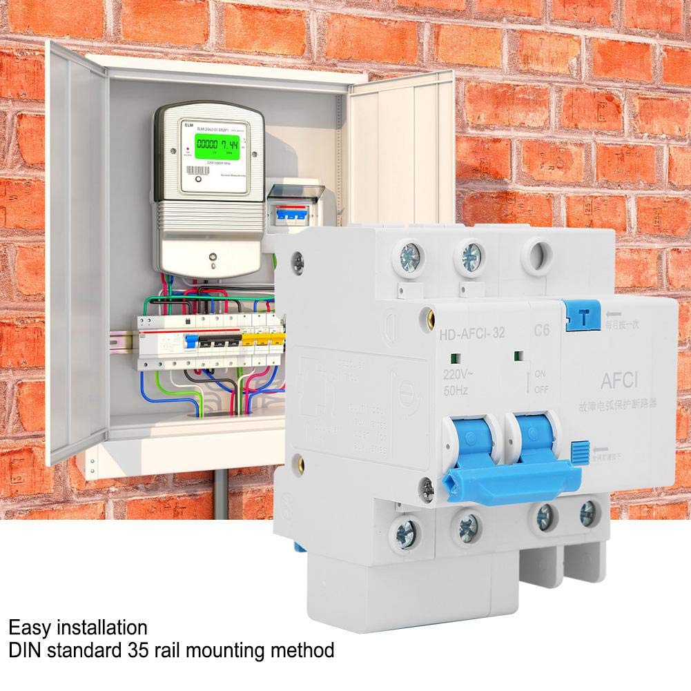 Mini Leakage Circuit Breaker, Small for Industry Commerce High-Rise Building Household(6a)