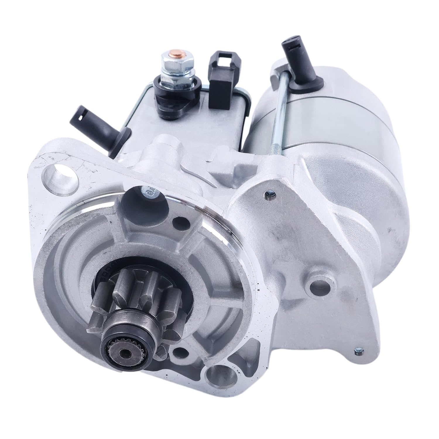 Starter 18145N 128000-8460 Compatible with Kubota Diesel Compact Tractors L2250 L2500 L2550 L2650 L2800 L2900 L2950 L3010 L3130 L3240 L3300 L3400 L3410 L3430 L35 Generator Set KJS130