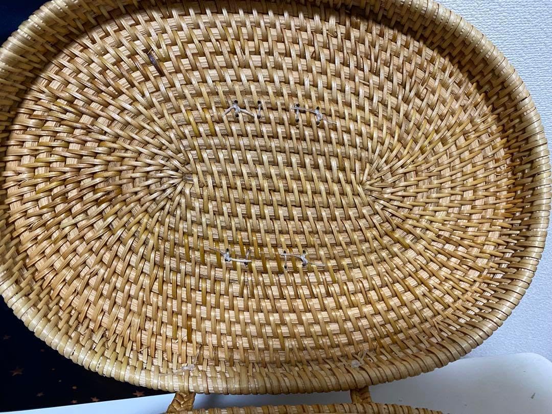 【美品】オルネコ オリジナル・スタンドバスケット　天然素材 編み込みバスケット オルネコ オリジナル・スタンドバスケット｜かご・収納｜オルネ