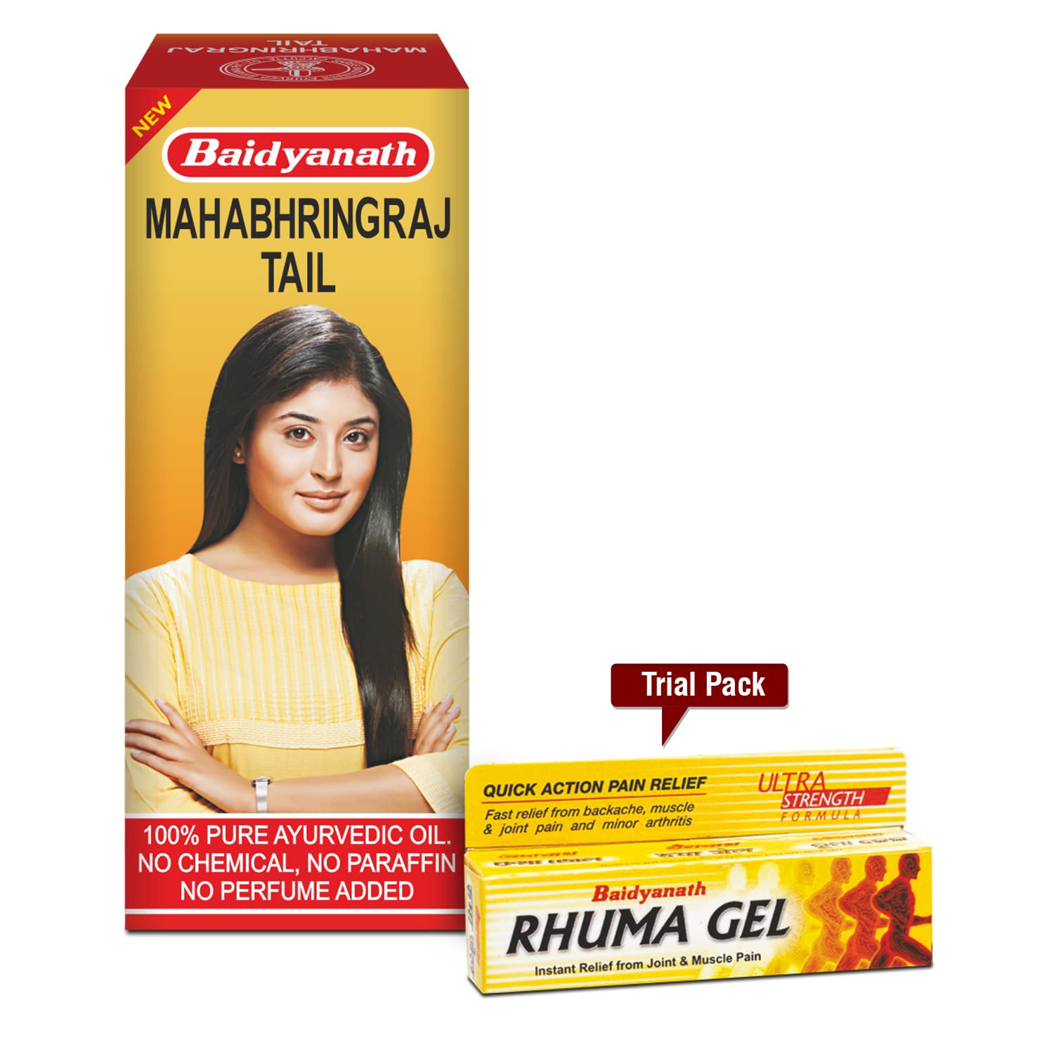 Buy Baidyanath Mahabhringraj Ayurvedic Hair Oil 200 ml With Rhuma Gel