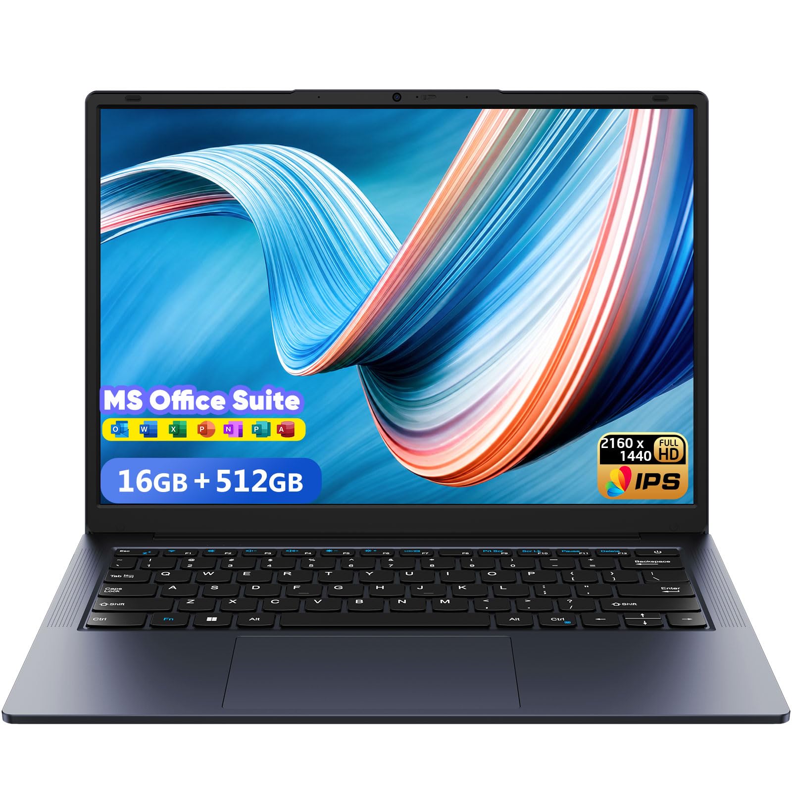 Amazon.co.jp: AE86 14.1インチノートパソコン 2K画面 16GB RAM 512GB