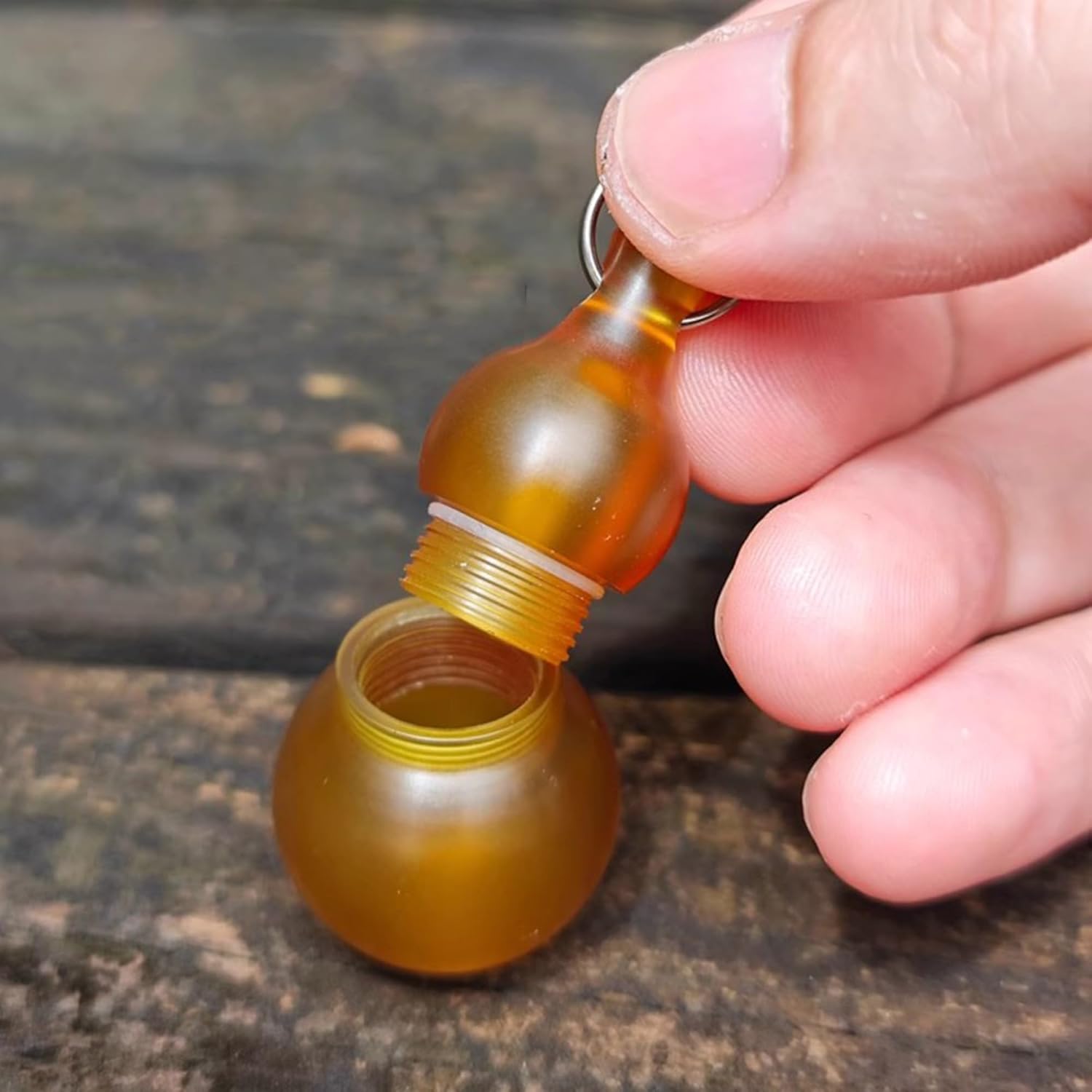 Pill Case PEI CalabashGourd Pill Container Waterproof Pocket Medicine Box Keychain Pill Holder
