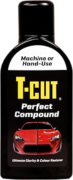 مركب T-Cut Perfect، 17 أونصة سائلة يزيل أكسدة السيارة والخدوش والبقع - أقصى قدر من الوضوح واستعادة اللون - يترك الطلاء جاهزًا تمامًا للشمع - للاستخدام اليدوي والآلي