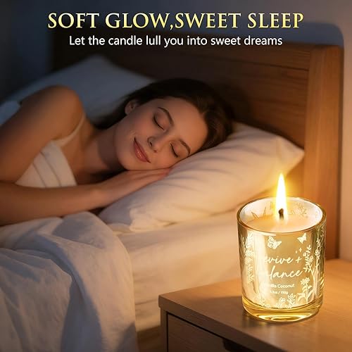 Miniatura 9 de Velas perfumadas para mujer, juego de 3 velas de soja para el hogar, juego de velas votivas perfumadas para vacaciones, regalos de cumpleaños para