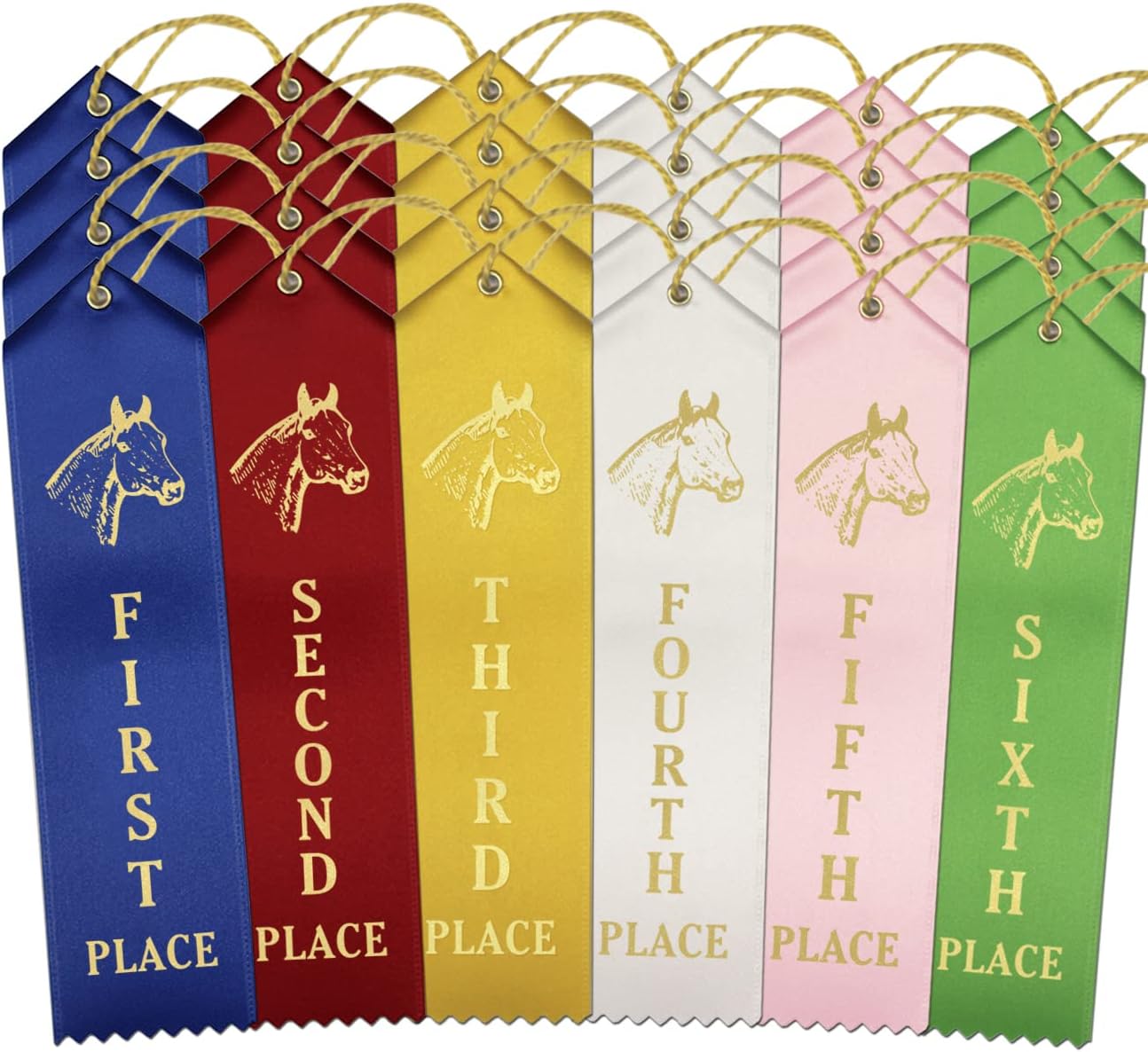 Amazon.com: RibbonsNow 1st - 4th Place Award Ribbons - 200 Total ...