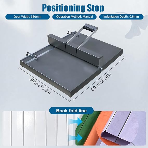 Manual Creasing Machine 350mm, A3/A4 Scoring Paper Creasing Machine