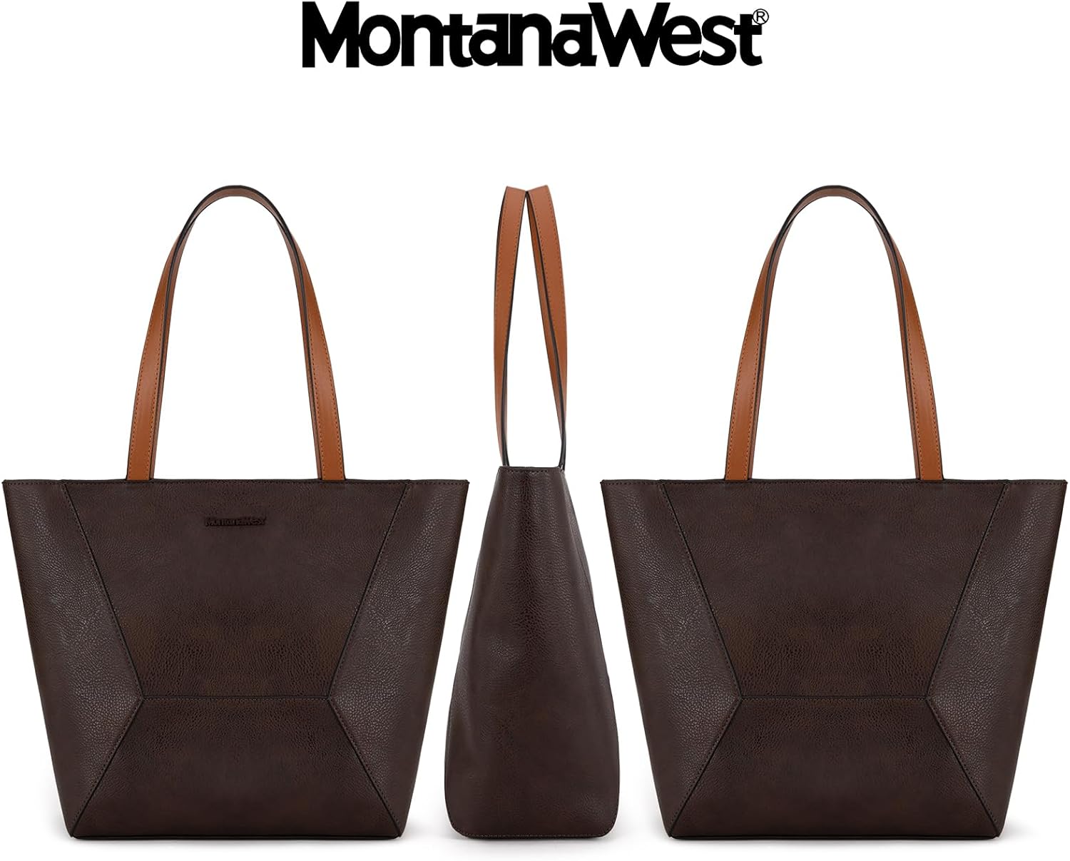 Montana West Tote Bag for Women Work Top Handle Handbags and Purses - Image 4