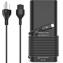 Max 130W USB C Laptop Charger, Universal Fast Charger, Compatible with Dell Latitude, XPS, Precision, 120W 100W 90W 65W 45W All USB-C Device
