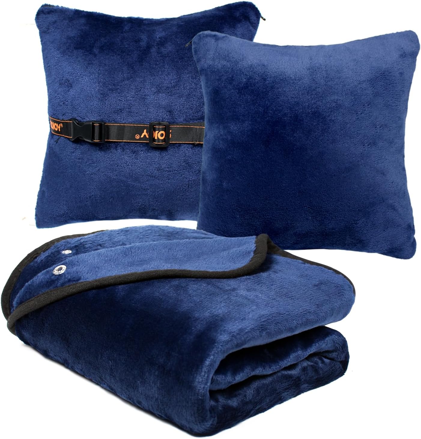 Best Sojoy Travel Blanket &Amp; Pillow 3-In-1, 60&Quot;X43&Quot; Warm Flannel W... 2026
