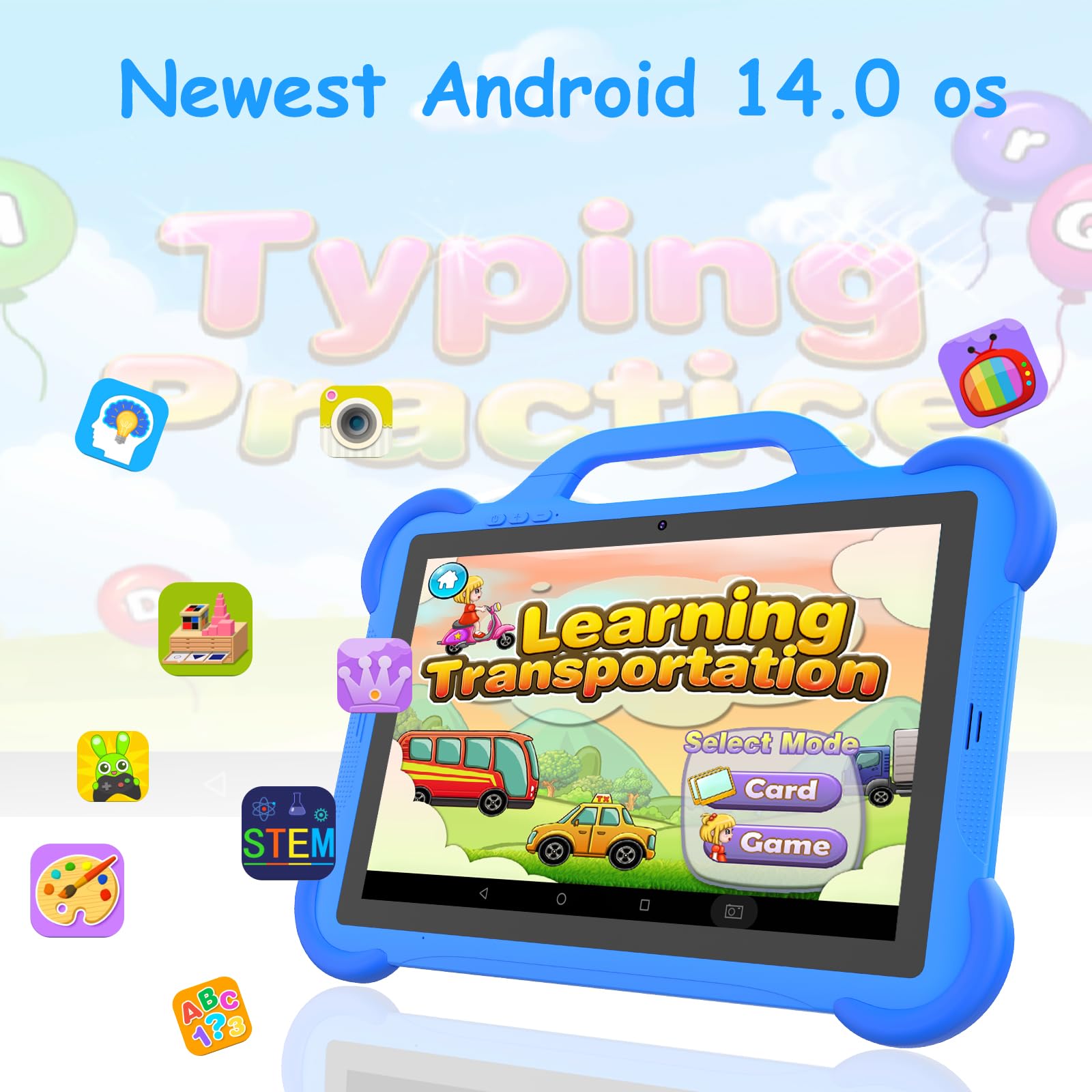 Amazon.com : PEICHENG Kids Tablet, Android 14.0 10