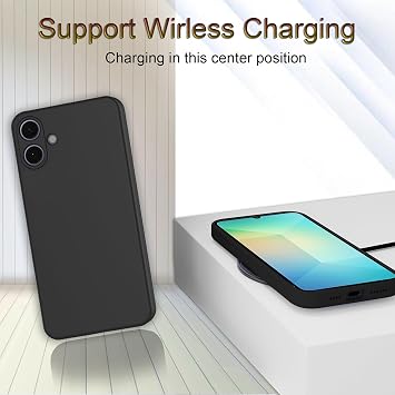 Case Compatible with Samsung Galaxy A06 Phone Case Soft TPU Ultra-Slim Stylish Protective Cover for Samsung Galaxy A06 [Drop Protection, Non-slip] - Matte Black