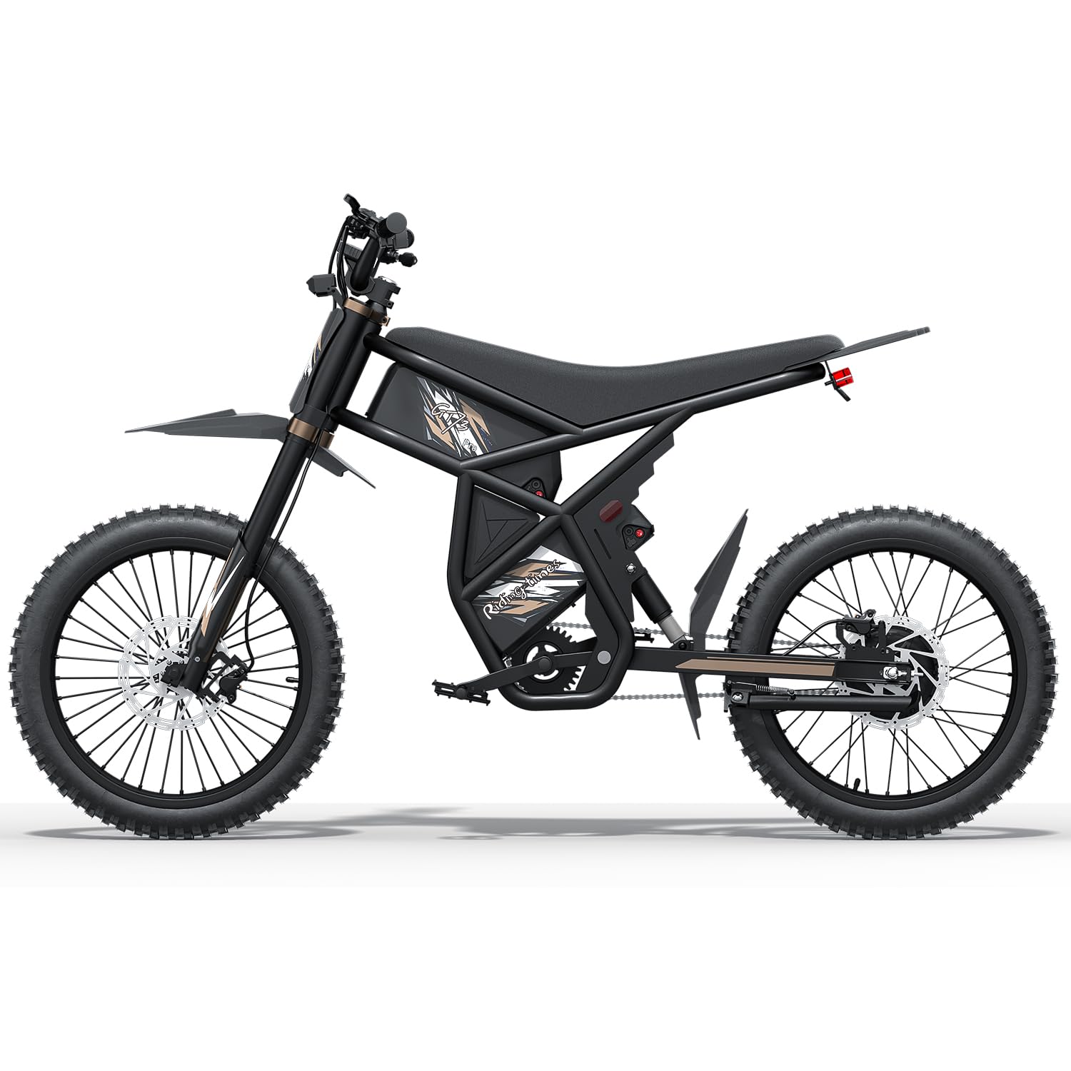 Riding'times GT73PRO Electric Motorcycle, 3000W 60V 50MPH Electric Dirt Bike