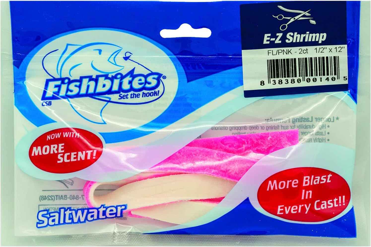 Fishbites E-Z Shrimp - Longer Lasting