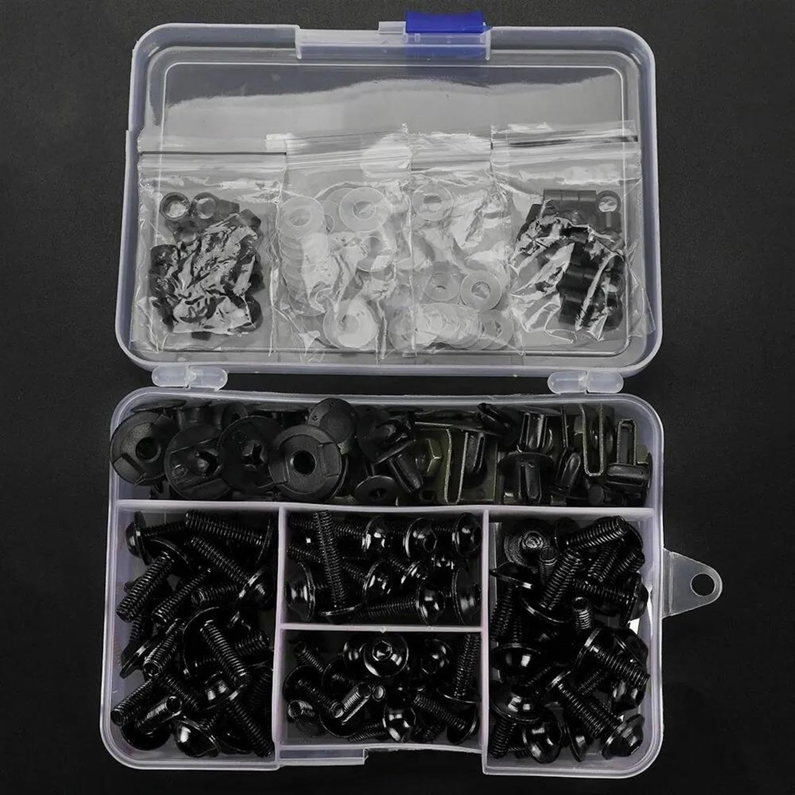 Motorcycle Full Fairing Bolts Kit Screws Nuts For CBR 600 CBR600 F F2 F3 F4 F4i SPORT CBR600F CBR900 CBR900RR(Black)