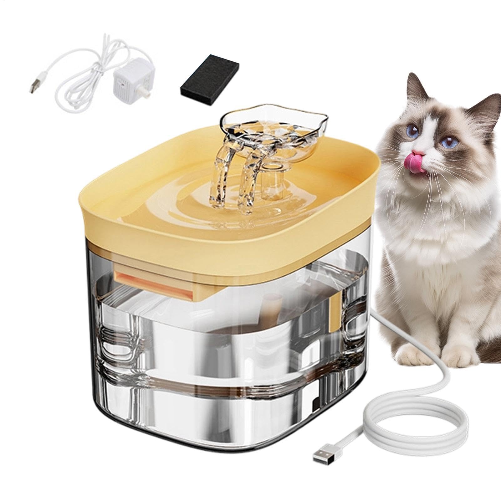 Fuente para beber para gatos el regalo útil para padres de mascotas y amantes de los animales
