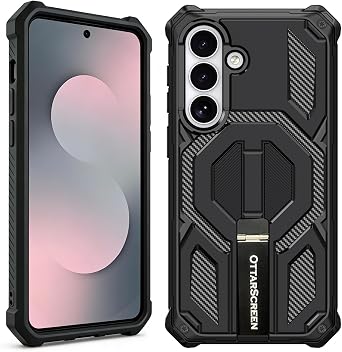 for Samsung Galaxy S25 FE Case with Stand an Magnetic | Military Grade Tough & Durable | Samsung Galaxy S25 FE Phone Case with Magnets | 2026 Upgrade |