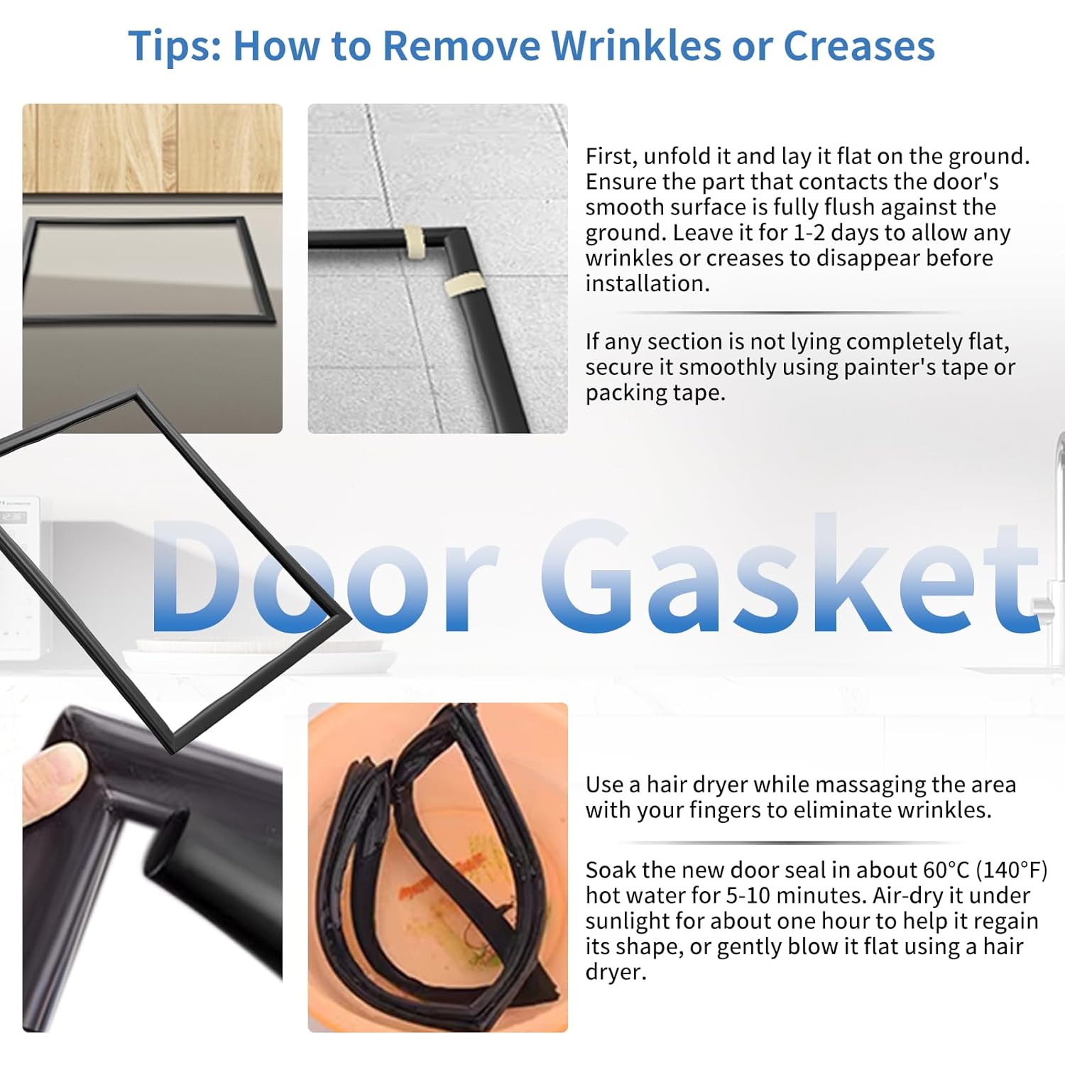 W0404520 Door Gasket for Atosa Gasket, 22" x 26-3/16" Refrigerator Door Gasket Replacement Fits MGF8402 MGF8404 MGF8406 MSF8302 and MSF8304