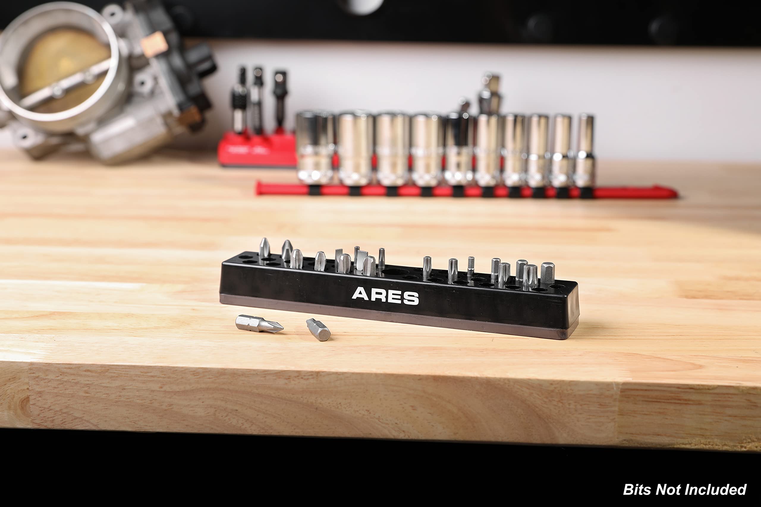 ARES 7008037 Hole Hex Bit Organizer
