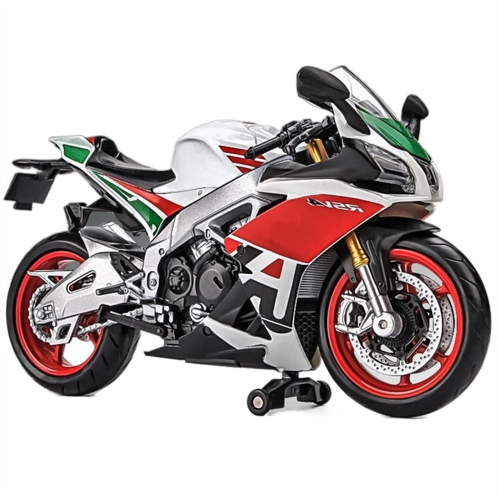 SEYXF Motorbike Toy Motorcycle Toys Collection for Aprilia RSV4 RR1000 Alloy Die Cast Model Birthday Gift 1:12