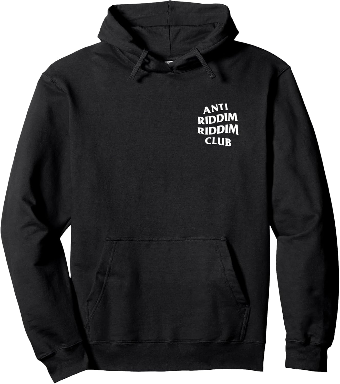 Anti Riddim Riddim Club: White Logo Pullover Hoodie