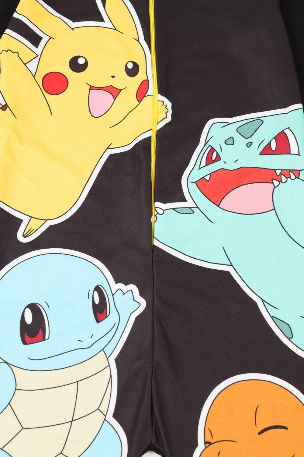 Pokémon Pykachu Grenouillère en polaire pour garçons et filles Noir