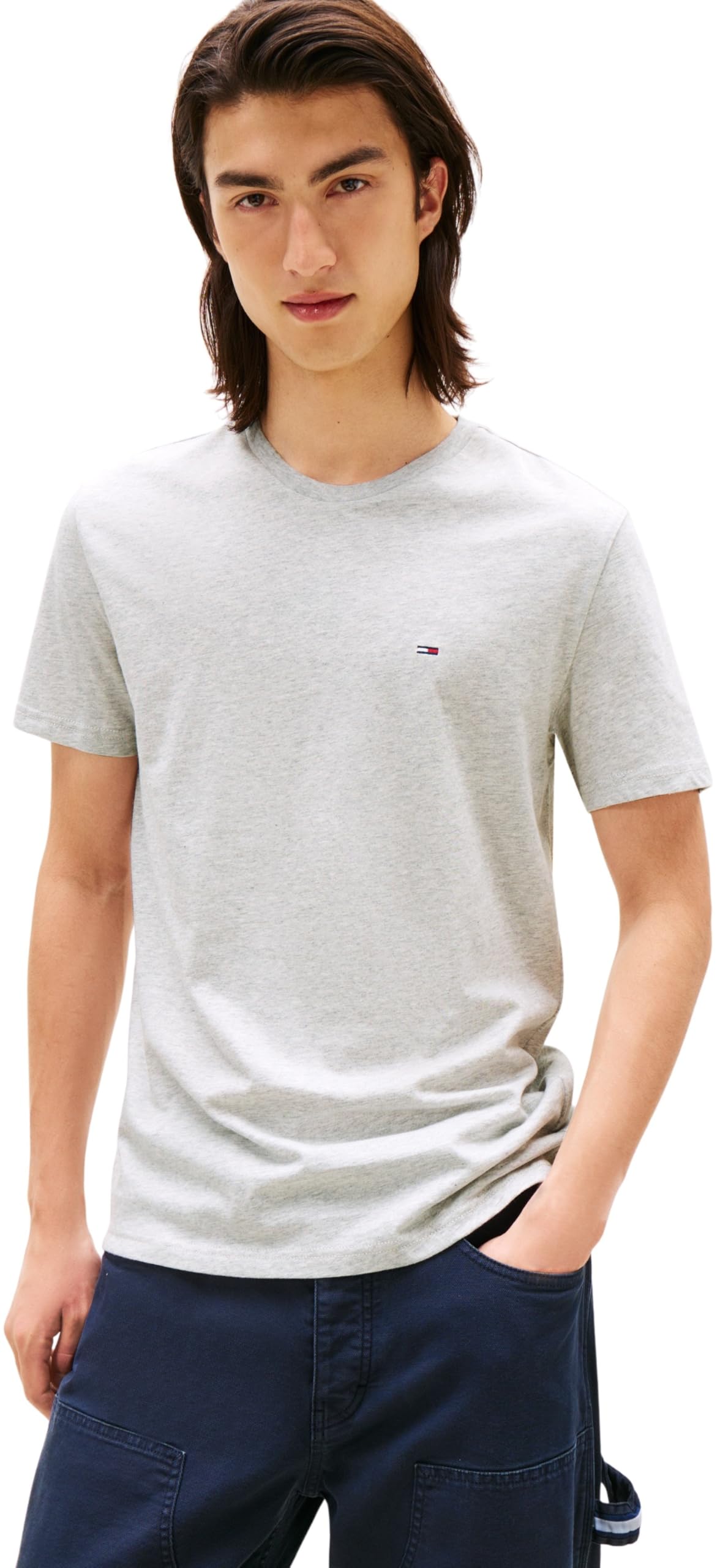 Tommy Jeans Camisetas de Manga Corta Pack de 3 Hombre de algodón