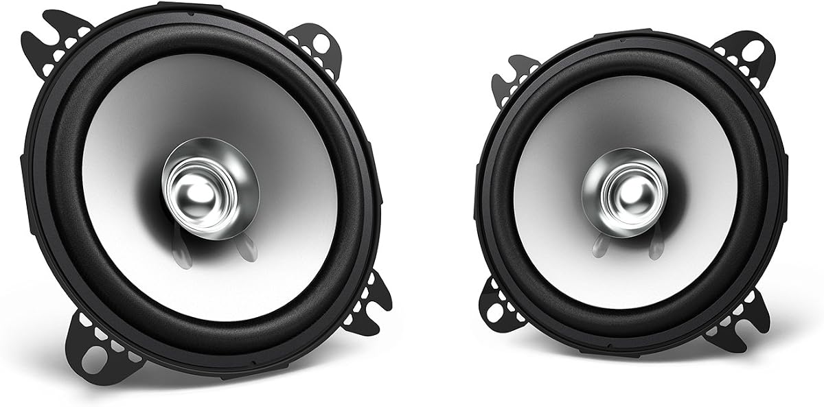 Kenwood KFC-C1056S, altavoces de coche coaxiales de doble cono de 4"de la serie Sport, 220 W