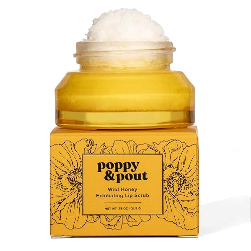 Poppy & Pout Natural Lip Scrub (Wild Honey)