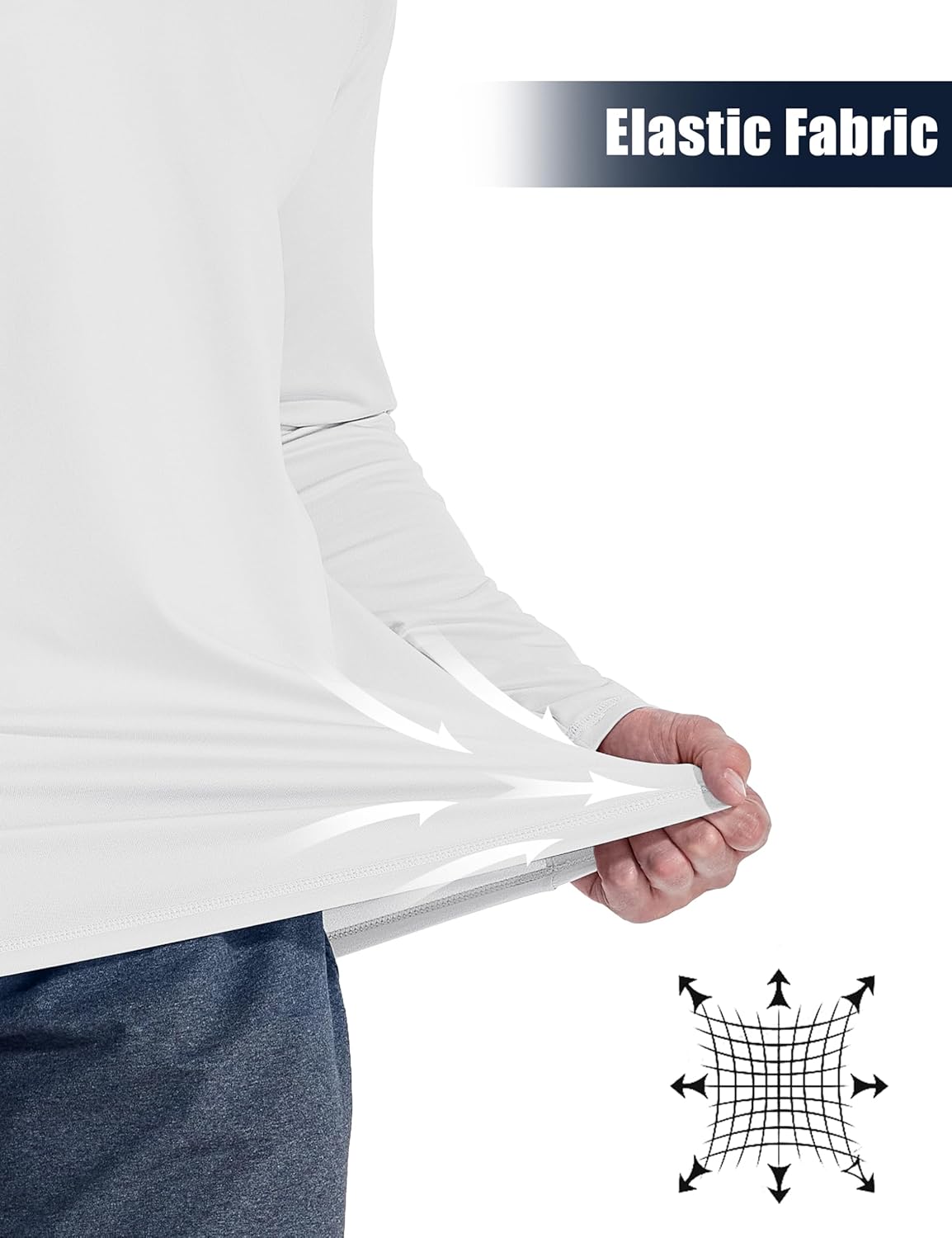 MAGCOMSEN Men's Quarter Zip Pullover Long Sleeve Sweatshirts Fleece Lined Golf Pullover Thermal Gym Workout Tops - Image 4