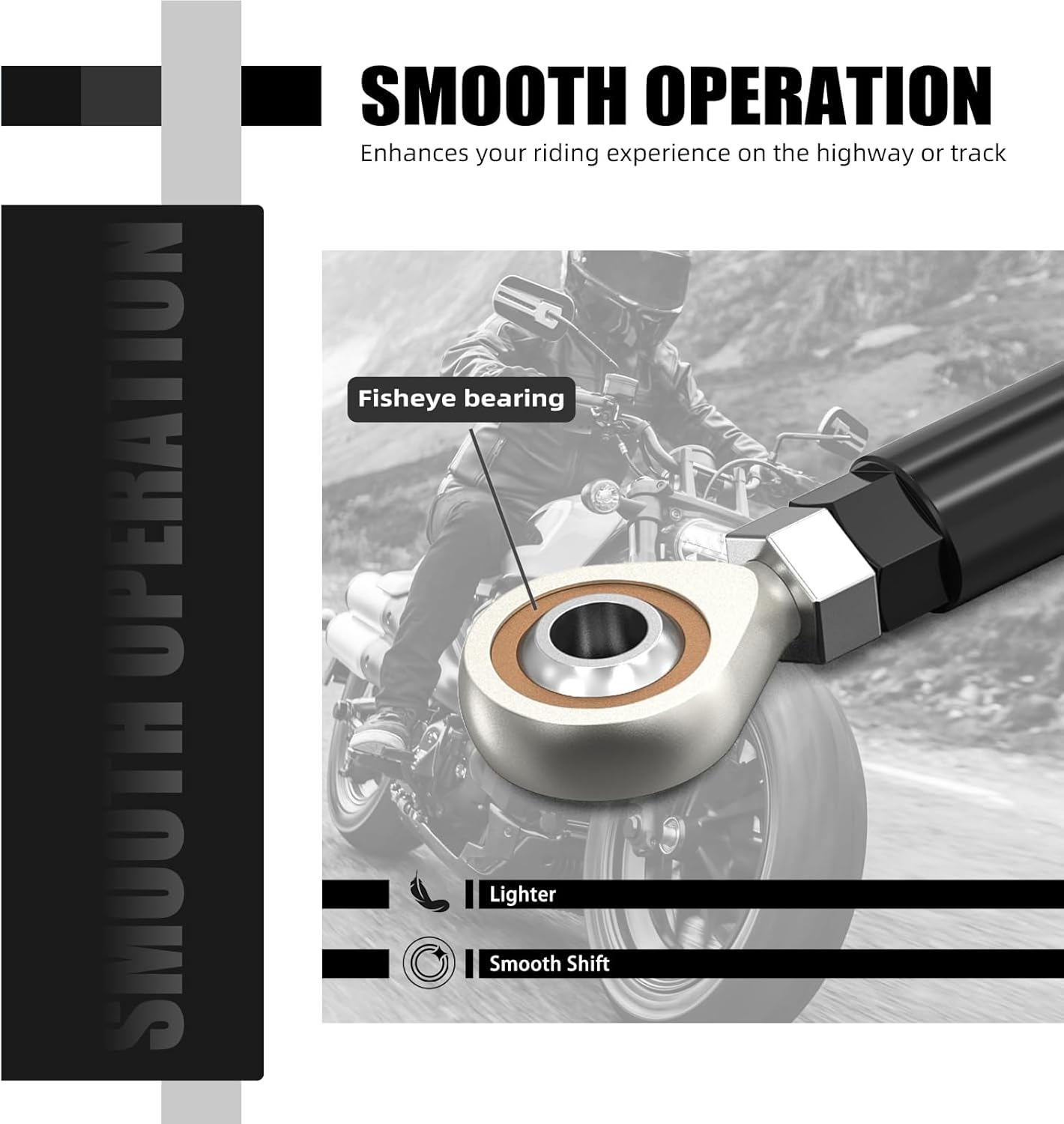 NICECNC Orange Gear Shift Linkage Compatible with Harley Sportster S RH1250S 2021-2024, Replacement for 33600281A